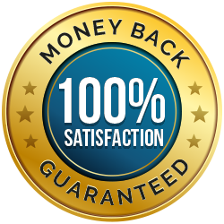 100% satisfaction money-back guarantee
