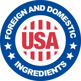 Foreign and domestic USA ingredients